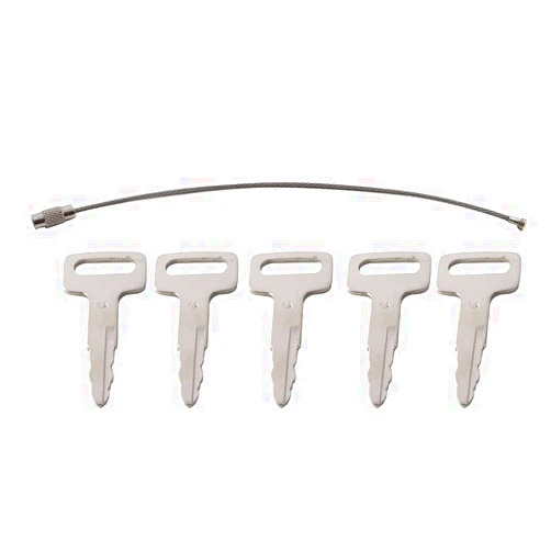 Newsmarts Ignition Starter Switch Key, 5PCS Ignition Key Replace 1A, KEY00-GB01A Replacement for Newer for Nissan Forklifts,Fit for Lift Trucks Models