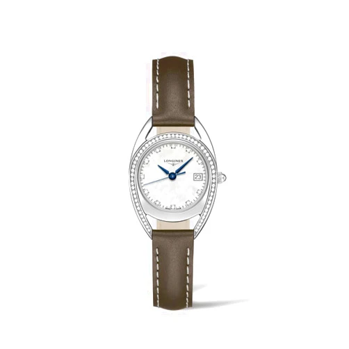 Longines Equestrian Collection - L6.136.0.87.2 - Mother of Pearl Diamond Dial Diam Bezel Quartz Women's