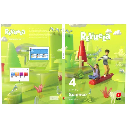By Thomas Vincent (Author), Julián Campa Martín (Author), José González López de Guereñu (Author), Bilingual Team S.M, (Author), Aarón Illa Gómez (Illustrator), Alejandro de Orbe Ferreiro (Illustrator), Ángel Ovejero Sánchez (Illustrator), Antonio Muñoz Tenllado (Illustrator), Anxures Solutions (Illustrator), Archivo SM, (Illustrator), Ariel Alejandro Gómez (Illustrator), Diego Burdío Román (Illustrator), Eduardo Rubio Rincón (Illustrator), , El Bello Quebrado / Pelorroto (Illustrator), Félix Moreno Arrastio (Illustrator), Fran Collado (Illustrator), Galofré, (Illustrator), Gema García Ingelmo (Illustrator), Germán Tejerina Martínez (Illustrator), GlezBros, (Illustrator), Istock, (Illustrator), Jesús Aguado (Illustrator), José Manuel Fernández del Castillo (Illustrator), Juan Antonio Rocafort (Illustrator), Luis Doyague (Illustrator), Luján Fernández Méndez (Illustrator), Marcelsoc, (Illustrator), Pablo García Nieto (Illustrator), Ricardo Salas Loizaga (Illustrator), Roberto Zurdo (Illustrator), Santiago Martín-Serrano López (Illustrator), Santiago Gutiérrez Gómez (Illustrator), Shutterstock, (Illustrator), Suri, (Illustrator), Victor Fuertes Melón (Illustrator) & 32 more Science. 4 Primary. Revuela