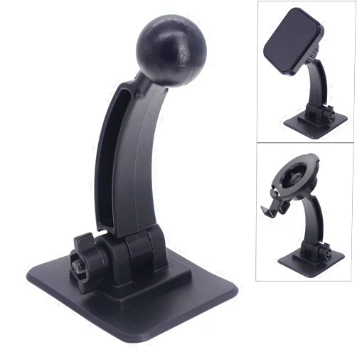 ISaddle 17mm Sticky Adhesive Mount Holder for Garmin GPS & Smart Phones - Car Windshield/Dashboard Flexible Permanent Holder Soft Base for Garmin Nuvi GPS Navigator/Cell Phone Magnetic Mounting Holder