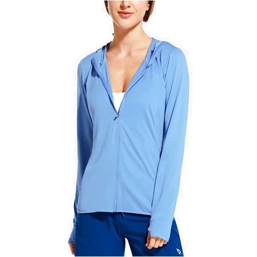 BALEAF Women's UPF 50+ Sun Protection Jacket Hooded Cooling Shirt with Pockets Hiking Outdoor Performance