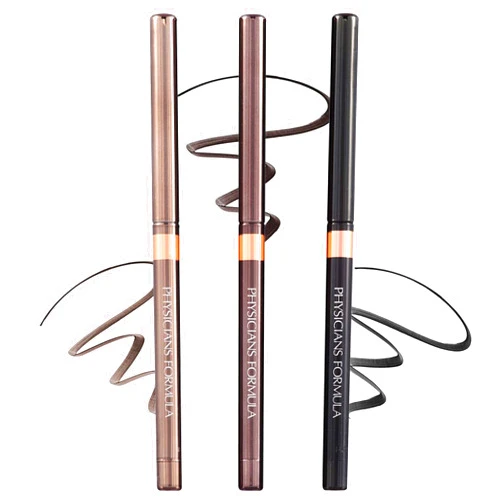 Physicians Formula Shimmer Eyeliner Pencil Set Of 3, Black, Dark Brown, Brown, Custom Eye Enhancing Eyeliner Trio, Dermatologist Approved