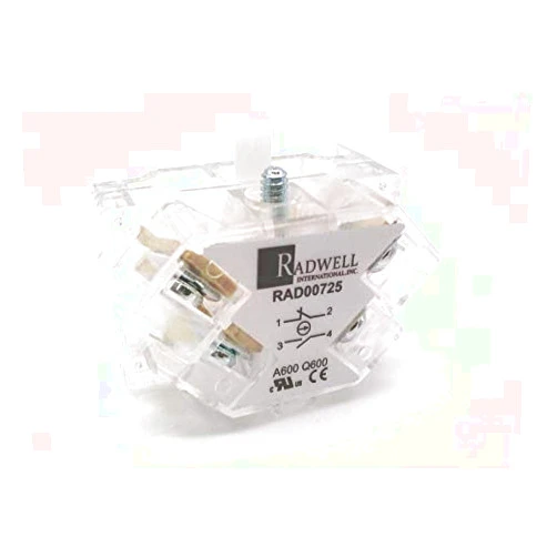 RADWELL VERIFIED SUBSTITUTE 9001-KA1-SUB Contact Block, 30MM, Substitute for Schneider Electric 9001-KA1, Block 1NO/1NC