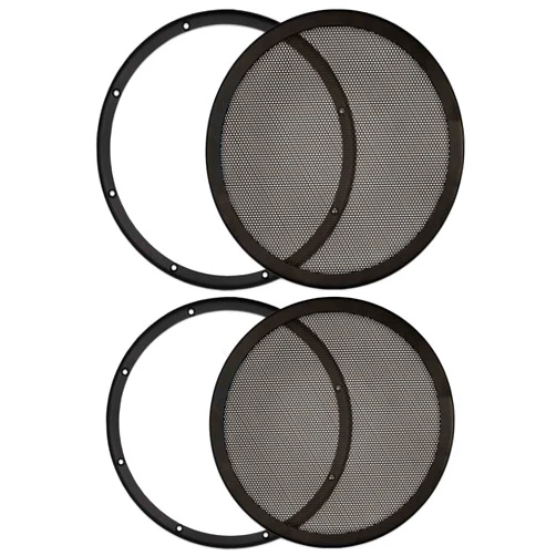 Goldwood Sound, Inc. Monitor Subwoofer Part, Heavy Duty Steel Mesh Snap On Woofer Grills for 10