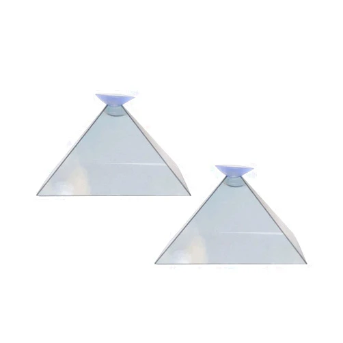 Arinda 3D Hologram Pyramid Display Projector Video Stand Portable for Smart Mobile Phone