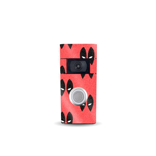 MIGHTY SKINS MightySkins Glossy Glitter Skin Compatible with Ring Video Doorbell (2nd Generation) - Dead Eyes Pool | Protective, Durable High-Gloss Glitter Finish | Easy to Apply