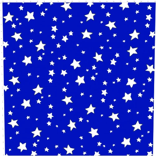 Loralie Designs My Stars Blue Fabric by The Yard for Quilting
