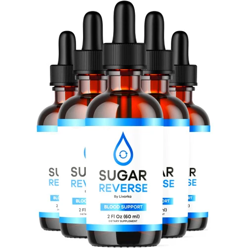 LIVORKA (5 Pack) Sugar Reverse Drops, Sugar Reverse Reviews, Sugar Reverse Drops Liquid Supplement, Official Sugar Reverse Drops Advanced Formula, SugarReverse Liquid Drops, 5 Bottles for 5 Months