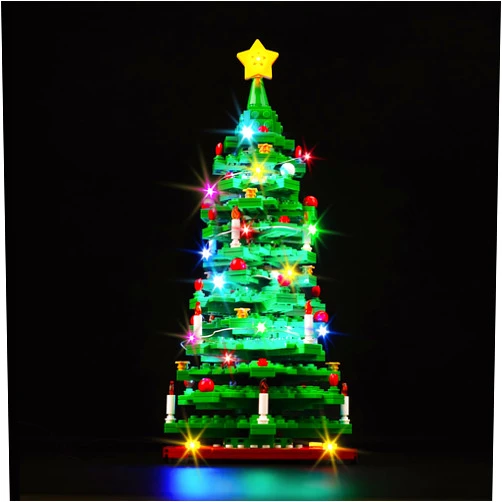 Hilighting Upgraded Led Light Kit Compatible with Lego Christmas Tree Building Set, Lights Decoration Compatible with Lego 40573, Gift Idea for Christmas Tree Lights (Model Not Included)