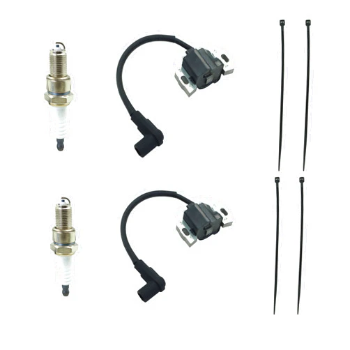 DABAZUALY 2 Sets of 21171-0743 Ignition Coil Module for Kawasaki FR691V FR730V FR541V FR651V FR600V FS FX Series Lawn Mowers Engines Replaces for KM 21171-0743 21171-0711