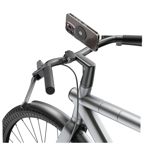 Shapeheart Magnetic Bike Phone Holder with Extra-Thin Steel Plate | Anti Reflection | Phone Mount for Bike Handlebars or Forks | Universal Bike Accessory