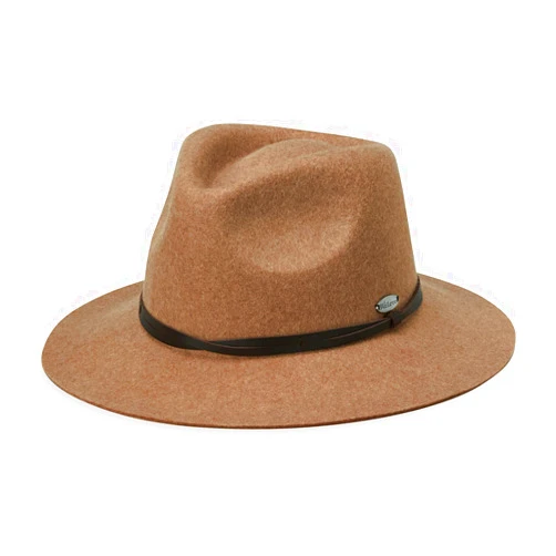 Wallaroo Hat Company Women’s Petite Aspen Fedora – UPF 50+, UV Sun Protection Hat, Packable Design, Adjustable, Small Size