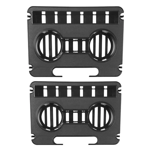 Evron Zero Gravity Chair Tray,Cup Holder for Zero Gravity Lounge Chair,Bag Hanging Design Recliners Cup Holder Tray Clip On Chair Table/Tray for Carrying iPhone/iPad/Thermos Cup Black 2 Pack