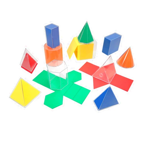 EAI Education GeoModel® Jumbo Folding Geometric Shapes - 11 Solids and 11 Nets