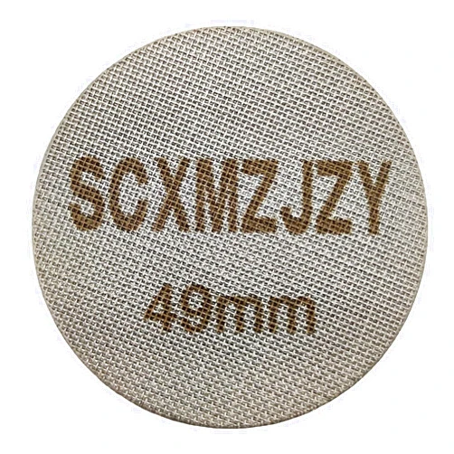 SCXMZJZY 49mm Espresso Puck Screen, 1.7mm Thickness, made of 150μm 316 Stainless Steel, is a reusable contact screen for the Coffee Portafilter Puck Screen and Espresso Portafilter Lower Shower Screen