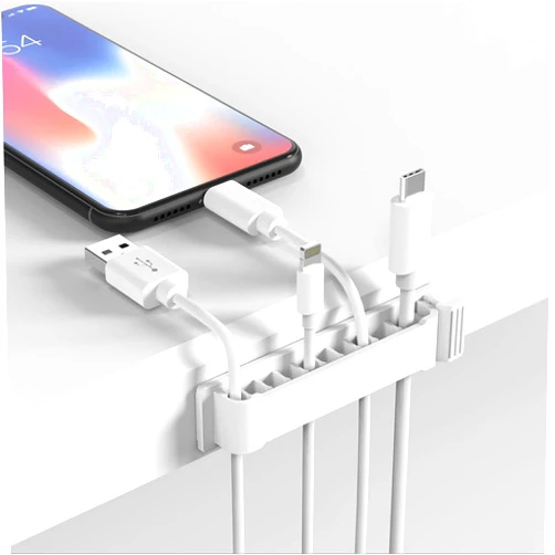 INCHOR Cord Management, Wire Clips Cable Organizer, Wire Management for Cord Holder, Wire Management Cable Organizer Cord Holder for Home and Office (3 Pack)