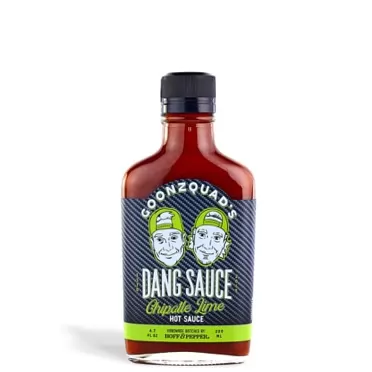 Hoff & Pepper Hoff and Pepper Dang Sauce Handmade Chipotle Lime Hot Sauce and Seasoning For Roasted, Frozen Veggies and Grill Meat - 6.7oz Flask Chipotle Lime 6.7 Fl Oz (Pack of 1)