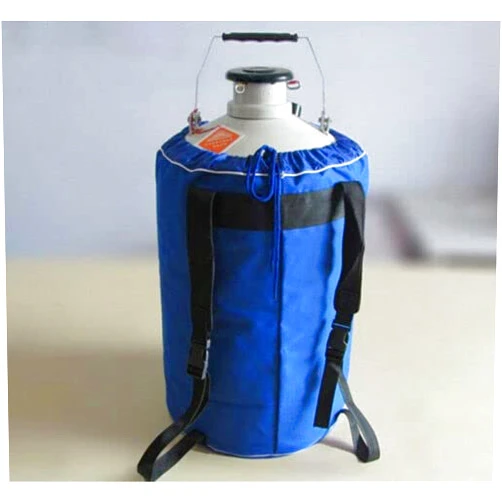 Canglan Technology 6L YDS-6 Liquid Nitrogen Tank Container Cryogenic Nitrogen Dewar Tank w/Straps