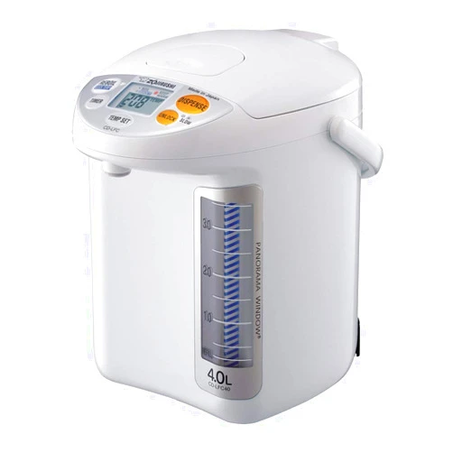 Zojirushi CD-LFC40 Panorama Window Micom Water Boiler and Warmer, 135 oz/4.0 L, White