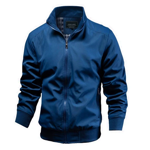 TLZC Men's Casual Jacket Outdoor Windbreaker Lightweight Softshell Flight Bomber Jackets