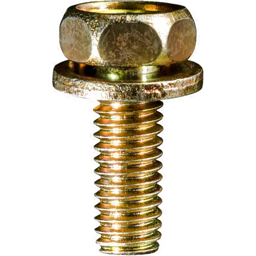 Clipsandfasteners 50 M6-1.0X 16mm Hex Head Sems Body Bolts