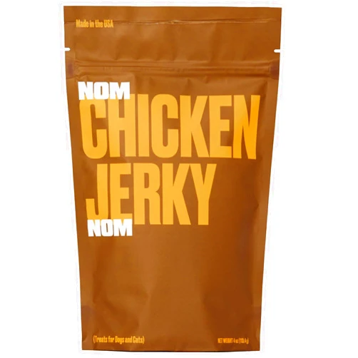 NomNomNow Nom Nom Chicken Jerky Treats - All-Natural Dog Snacks for Training, Rewards, and Mealtime Toppers - Non-GMO, No Fillers or Preservatives - Prepared in The USA for Dogs 4oz