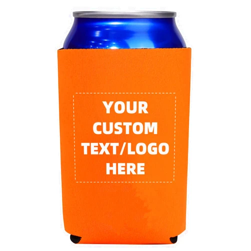 MATCHAIDEN7 Personalized Wedding Can Coolers - Customized Monogram Can Holders for Favors (200)
