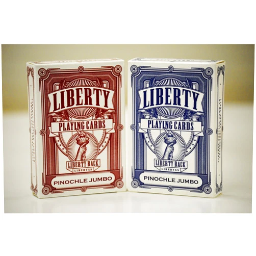 Playingcards.net Liberty Pinochle Jumbo Playing Cards Set of 4 Decks