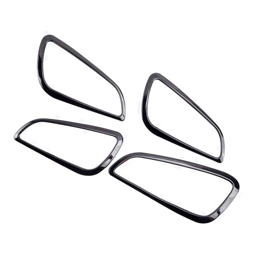 CiciTree eastar 1Set Black Door Handle Frame Cover Trim Fit for Ford Focus ST RS 2015-2018