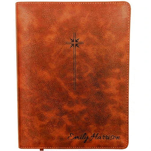 Farm and Posh NIV Journaling Bible | New International Version | Custom Engraved Name | Easy-to-read Study Bible | Christian Gift for Men, Women, and Kids (Personalized)
