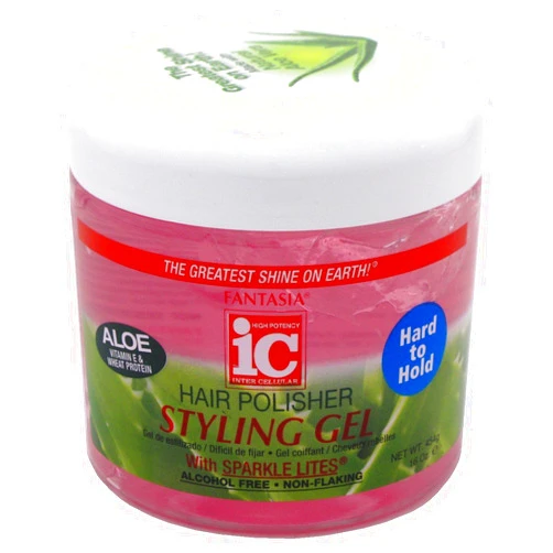 Fantasia Gel 16oz Hard To Hold (Pink) (2 Pack)