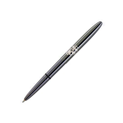Fisher Space Pen Bullet Pen Black Titanium w/Laser Engraved U.S. Marine Corps Insignia - Gift Boxed