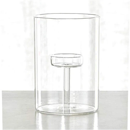 SUNWOW Geometric Hurricane Candle Holder for Wedding Centerpiece,Table Decorations, Home Decor, Patio Decor Pack of 1 Large