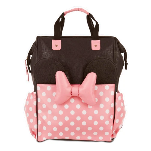 Disney Baby Diaper Bag, Minnie Mouse Big Bow, Backpack
