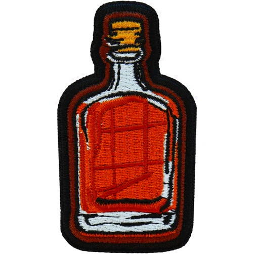 Ivamis Trading Whiskey Bottle Iron on Patch