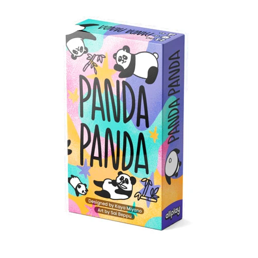 Allplay Panda Panda Board Game - Tiny Box Card Game for Adults and Families - Hand Management - Fits in Your Pocket! - 15 Minutes - 2 to 4 Players