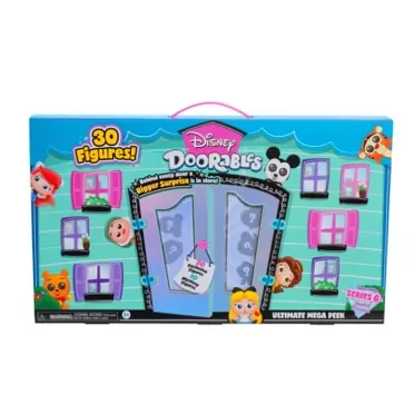 Disney Doorables Ultimate Mega Peek Pack Series 6, Includes 30 Figures, Includes Styles May Vary