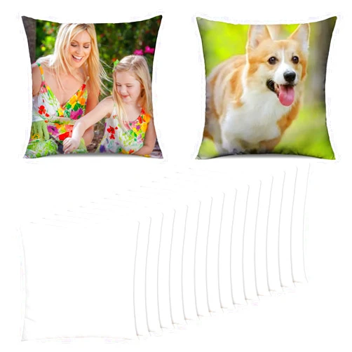OKBA 15 pcs Sublimation Blanks Pillow Cases 16