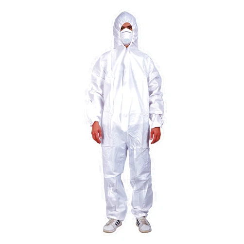 Cleaing Pack of 3 SMS Disposable Paint Suit, Hazmat Suits, Coveralls with Hood and Elastic Wrists Size Medium to 3X-Large