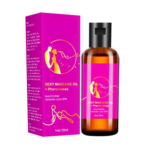Panarciss Sensual Massage Oil for Couples - Essential Oil Sexually Stimulating Natural Long Lasting Perfume - Sexy Massage Oil + Pheromones - Valentine's Day Gifts for Her and Him