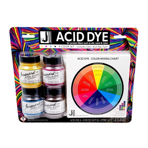 Jacquard Acid Dye Starter Set