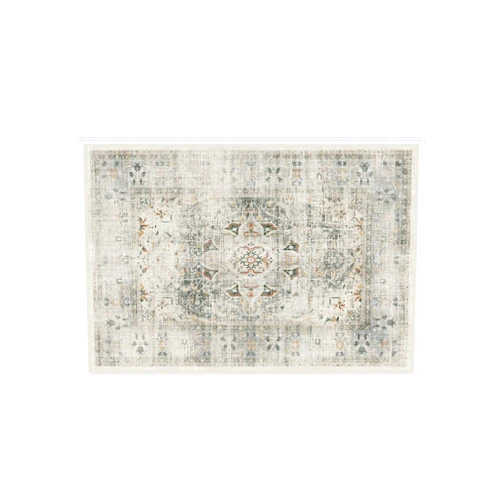 RUGGABLE Sarrah - Machine Washable Rug - Elegant Room Decor and Vintage Area Rug Perfect for Living Room Bedroom Kitchen - Stain & Water Resistant - Pet & Child Friendly - Sage 2'x3' (Standard Pad)