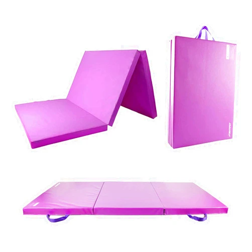 RitFit Upgraded Folding Exercise Mat, 2 Inch Thick Gymnastics Mat 3’x6’,4’x8’,4x10’,2'x8' with Carrying Handles for Yoga, MMA, Stretching, Core Workouts and Home Gym Protective Flooring