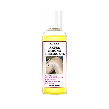 XUT Peeling Oil for Dark Skin, Yellow Peeling Oil, Effective Strong Peeling Oil, Exfoliating Peeling Oil for Body All Skin Type - 110ML/3.66 OZ
