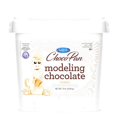 Satin Ice ChocoPan Ivory Modeling Chocolate, 10 Pounds