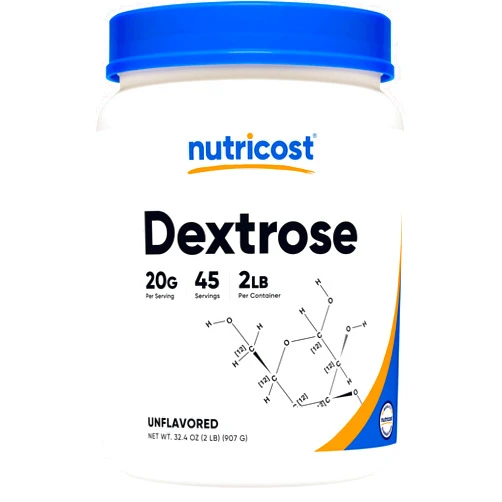Nutricost Dextrose Powder 2 LBS - Non-GMO, Gluten Free