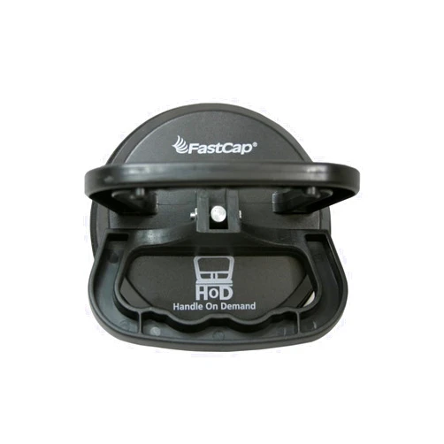 Fastcap - Drop Ship FastCap HOD-SINGLE Single-Hand Handle-on-Demand Lift with Suction Pad, Black, Red