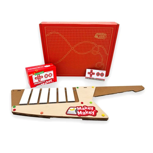 Makey Makey Keytar Invention Launchpad Starter Bundle - Activity kit for STEM Engineering and Coding - Build, Customize, and Play Your Own Educational Instrument