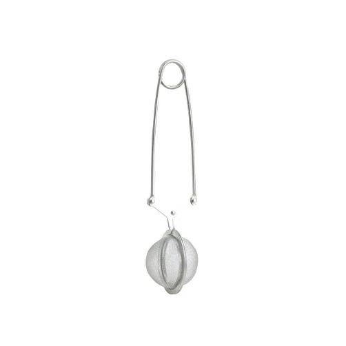 HIC Kitchen Snap Mesh Ball Tea Infuser, 18/8 Stainless Steel, For Loose Leaf Tea and Mulling Spices
