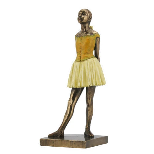 Veronese Design 7 1/4 Inch Degas Little Dancer Aged Fourteen Cold Cast Resin Bronze Finish Sculpture